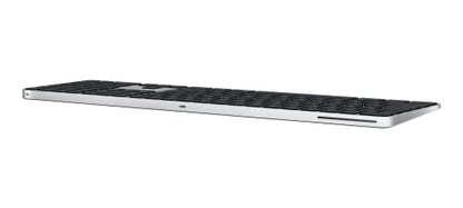 Apple Magic Keyboard with Touch ID and Numeric Keypad: Wireless, Bluetooth, Rechargeable. Works with Mac Computers with Apple Silicon; Japanese - Black Keys (Renewed) - color: Black Keys
