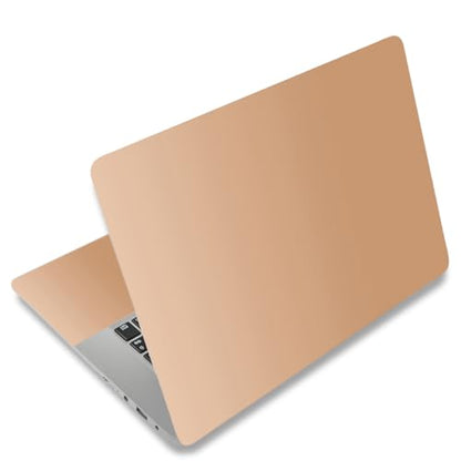 Laptop Skin Sticker Decal 15-15.6 Inches, Universal Reusable Vinyl Sticker for 12.1 13 13.3 14 15.4 Inches Netbook/Notebook PC, Waterproof & Scratch-Resistant (Brown - Gradient) - color: Brown - Gradient