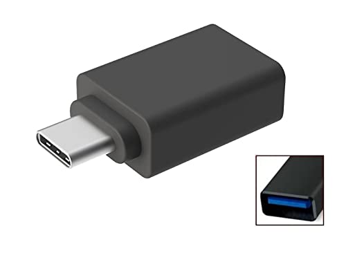 USB-C to USB-A Adapter for Logitech Receiver, Mouse, Keyboard, Macbook, PC | USB A Female to USB C USBC Male Adapter for MacBook, PC, iPad Pro, Samsung, Dell XPS, Receivers Dongles, Webcams, Printers - style: 1-Pack