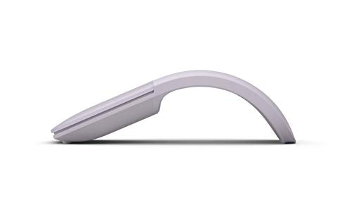 Microsoft ARC Mouse – Lilac .Sleek,Ergonomic Design, Ultra Slim and Lightweight, Bluetooth Mouse for PC/Laptop,Desktop Works with Windows/Mac Computers - color: Lilac