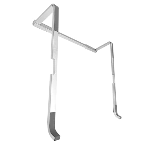 LALAFINA Foldable Desk Mount Laptop Stand Holder for Various Laptop Portable Ergonomic Computer Stand with Compact Metal Design Space Saving Notebook Riser for Comfortable Viewing and