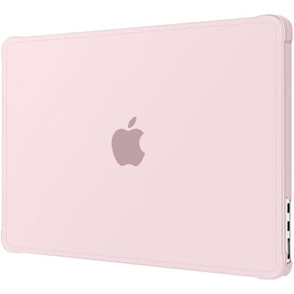 MOSISO Compatible with MacBook Air 13 inch Case M5 2026 M4 2025 M3 M2 2024-2022 A3449 A3240 A3113 A2681, Seamlessly Closes Anti-Crack&Anti-Fingerprints Hard Shell for MacBook Air 13.6, Pink - color: Pink