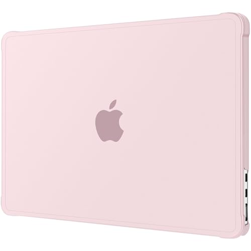 MOSISO Compatible with MacBook Air 13 inch Case M5 2026 M4 2025 M3 M2 2024-2022 A3449 A3240 A3113 A2681, Seamlessly Closes Anti-Crack&Anti-Fingerprints Hard Shell for MacBook Air 13.6, Pink - color: Pink