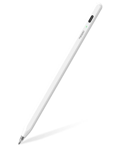 Metapen Pencil Air8 Pro for iPad 2018-2026, Ultra-Quiet, 2X Fast Charging, Palm Rejection Stylus Pen for iPad a16/11/10/9/8/7/6th Gen, Pro 12.9/11/13-inch M4, Air 3/4/5/M2/M3/M4, Mini 5/6th - style: Air8 Pro