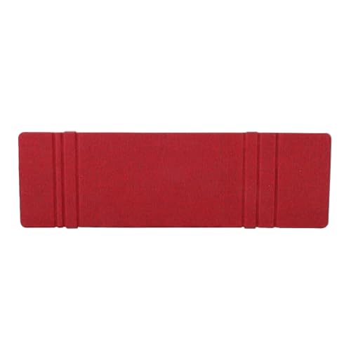 Bewinner 3 Fold Foldable Bluetooth Keyboard, Rechargeable Wireless Keyboard with Touchpad and Number Pad for Travel Work Tablet Laptop Users (Wine Red) - color: Wine Red