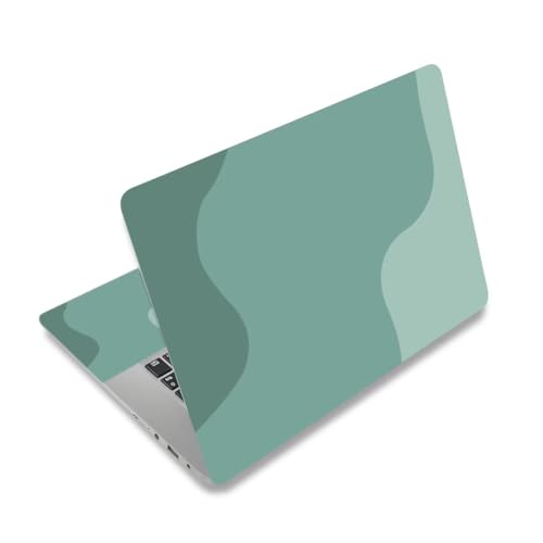 AIMSA Laptop Notebook Skin Sticker Decal, 12/13/13.3/14/15/15.4/15.6 inch Laptop Universal Cover, Scratch Resistant Art Decal Protector, Mint Green Gradient - color: Mint Green Gradient