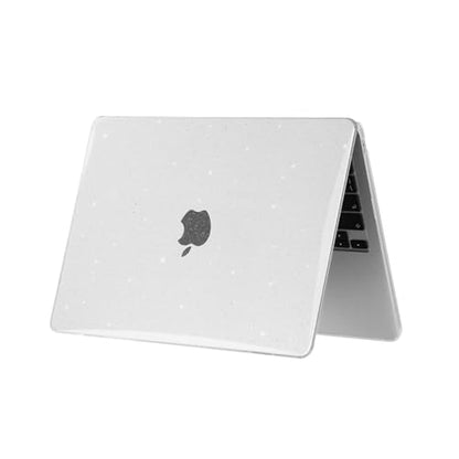 EooCoo Compatible with MacBook Air 15 inch Case M5 2026 2025 2024 2023 M4 M3 M2 Model A3448 A3241 A3114 A2941, Transparent Plastic Hard Shell Cover, Smooth Shiny Surface, Crystal Clear - color: Sparkly Clear