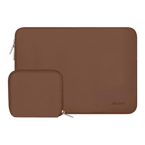 MOSISO Laptop Case 13 inch, 13 inch Laptop Sleeve with Small Case | Compatible with MacBook Neo / Air M5 M4 M3 M2 M1 2026-2018 / Pro M2 M1 2026-2016, Neoprene Computer Sleeve Bag, Caramel Brown - color: Caramel Brown, size: 13 inch
