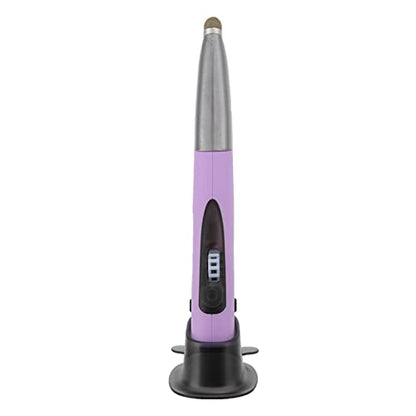 Stylus Pen with Handwriting Function, Capacitive Pen for Note Taking & Drawing, Portable ABS Body with Multi Adapters, Violet - color: Violet