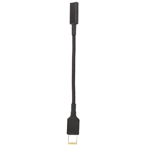 USB C to Slim Tip Charging Adapter 100W Aluminium Alloy DC Laptop Charging Cord for Yoga T Series, Z Series