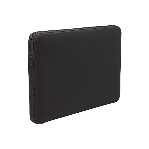 Case Logic Laptop and MacBook Sleeve 13.3", Black (LAPS-113Black) | Neoprene sleeve with 13 inch compatibility for laptops, MacBooks and protection - color: Black, size: 13.3"