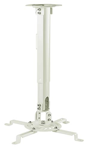 Mount-It! Ceiling Projector Mount | Full Motion and Height Adjustable from 14.5-21.5 Inches | Universal Bracket Fits Epson, Optoma, Benq, and Viewsonic Projectors | 30 Lbs Capacity (Medium) - style: Medium