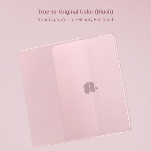 MOSISO Compatible with MacBook Neo Case 13 inch 2026 A3404 A18 Pro Chip | Scratch-Resistant Ultra-thin Protective Hard Shell Case Cover, Blush - color: Blush
