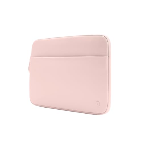 Incase A.R.C. Laptop Sleeve 14 Inch – MacBook Case with Faux Fur Lining, External Pocket – Fits MacBook Pro Air Lenovo Dell HP – Laptop Cover, Computer Case - Travel, Work, College - Peach - color: Peach