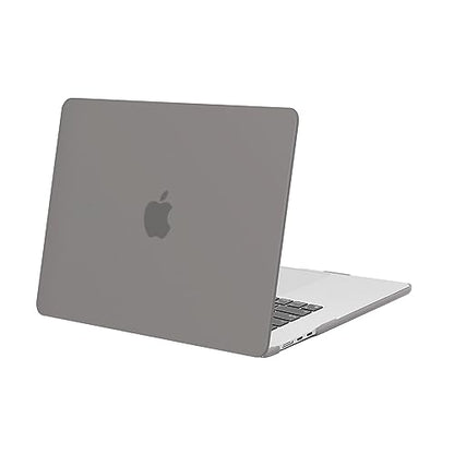 MOSISO Compatible with MacBook Air 15 inch Case M5 M4 M3 M2 2026 2025-2023 | Model A3448 A3241 A3114 A2941, Scratch-Resistant Ultra-Thin Protective Hard Shell Case Cover, Gray - color: Gray