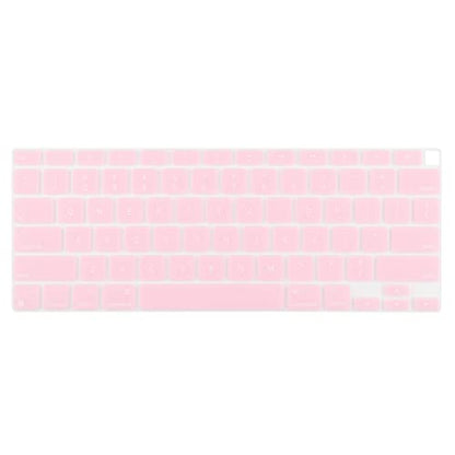 Batianda Ultra Thin Silicone Keyboard Cover for New MacBook Air 13 Inch 2020 2021 M1 Chip Model A2337 (with Touch ID & Retina Display) Waterproof and Dustproof Durable Laptop Protector, Light Pink - color: Light Pink