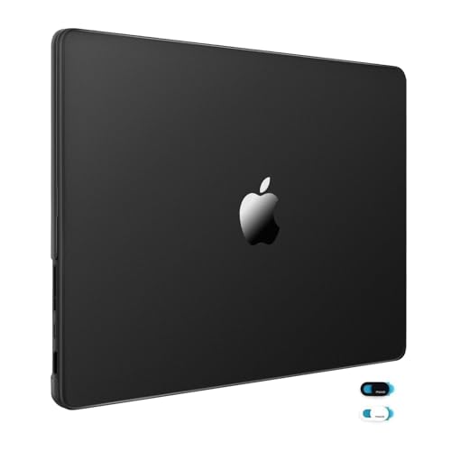 MOSISO Compatible with MacBook Pro 14 inch Case M5 M4 M3 M2 M1 2026-2021 | Seamlessly Closes Crack & Fingerprint Resistant Protective Hard Matte Shell Case & Webcam Cover, Space Black Clear - color: Space Black Clear