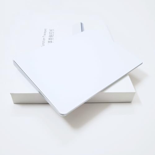 Bluetooth Touchpad Multi-Function Gestures Wireless Trackpad Rechargeable for Windows OSX/Laptop/PC (Silver) - color: Silver