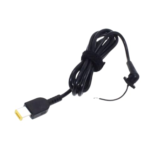 11 x 4.5mm Laptop Power Supply, DC Repair Power Cord, for Lenovo Square | Power adapter output cable interface, compatible with Lenovo Square power adapter plug size: 11mm * 4.5mm - size: Square For Lenovo