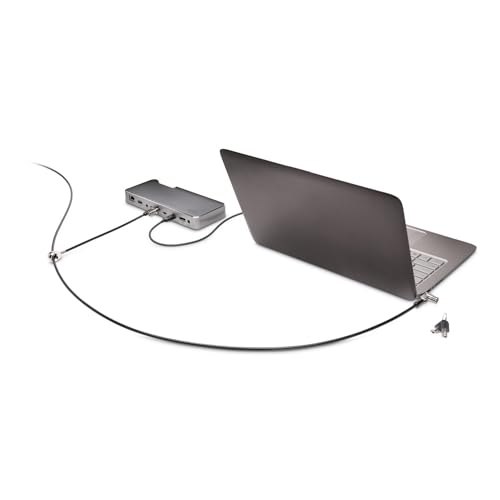 Kensington MicroSaver 2.0 Keyed Twin Cable Lock for Laptops & Other Devices (K65048WW)