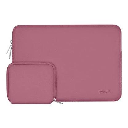 MOSISO Laptop Case 13 inch, 13 inch Laptop Sleeve with Small Case | Compatible with MacBook Neo / Air M5 M4 M3 M2 M1 2026-2018 / Pro M2 M1 2026-2016, Neoprene Computer Sleeve Bag, Dusty Rose - color: Dusty Rose, size: 13 inch