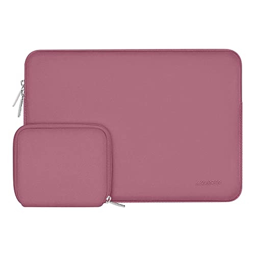 MOSISO Laptop Case 13 inch, 13 inch Laptop Sleeve with Small Case | Compatible with MacBook Neo / Air M5 M4 M3 M2 M1 2026-2018 / Pro M2 M1 2026-2016, Neoprene Computer Sleeve Bag, Dusty Rose - color: Dusty Rose, size: 13 inch