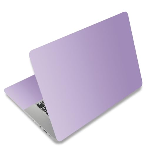 Laptop Skin Sticker Decal 15-15.6 Inches, Universal Reusable Vinyl Sticker for 12.1 13 13.3 14 15.4 Inches Netbook/Notebook PC, Waterproof & Scratch-Resistant (Purple - Gradient) - color: Purple - Gradient
