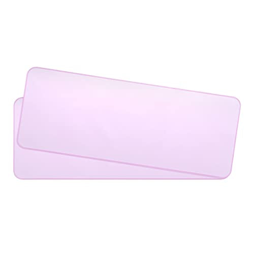 PATIKIL Universal Silicone Keyboard Protector Skin for 15.6"-17.3" Laptop Notebook 14.2 x 5.1 Inch Purple Ultra Thin Keyboard Cover Keyboard Protective Film 2Pcs - color: Purple, size: 14.2"x5.1"