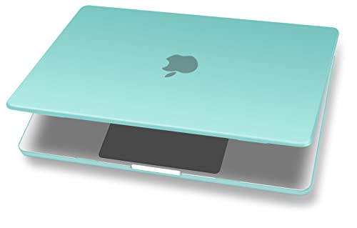 UESWILL Case for MacBook Air (15 inch, M2 M3 M4 M5, 2023 2024 2025 2026) Model A3448 A3241 A3114 A2941, Matte Hard Shell Cover + Microfiber Cloth, Green - color: Green, size: MacBook Air 15" (M2 M3 M4 M5)