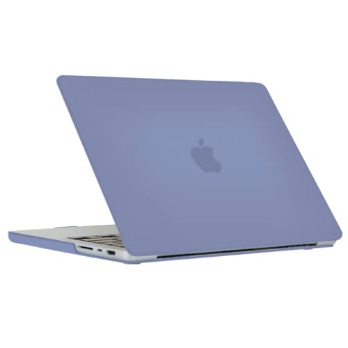 Se7enline Compatible with 2021/2022/2023/2024 MacBook Pro 16 inch Case Hard Shell Laptop Cover for 16-inch MacBook Pro Model A2485 A2780 A2991 A3403 M4 M3 M2 M1&Keyboard Skin, Lavender Gray | 2 in 1 Matte Hard Shell Laptop Case with Keyboard Cover Anti-Sc