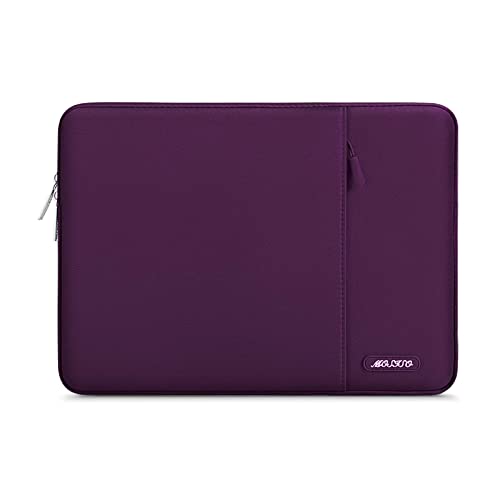 MOSISO Laptop Case 13 inch, Laptop Sleeve Bag with Pocket | Compatible with MacBook Neo A3404 2026/Air/Pro 13 M5/M4/M3/M2/M1 2026-2016, Polyester Vertical Computer Bag, Magenta Purple - color: Magenta Purple, size: 13 inch