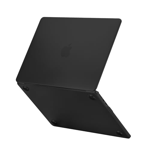 Omnpak for MacBook Air 13 inch Case, M5 M4 M3 M2 2026-2022 A3449 A3240 A3113 A2681, Scratch & Fingerprint Resistant, Frosted Matte Lightweight Hard Shell Protective Cover for MacBook Air 13.6 inch - color: Matte Black
