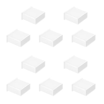10 PCS USB2.0 Port Anti-dust Plugs, PE Covers Caps Stoppers, Port Protector for PC Computer Laptop Router Network Hub or Other Standard USB 2.0, 0.51 x 0.2 (LxW) - size: USB2.0/Transparent/10 PCS
