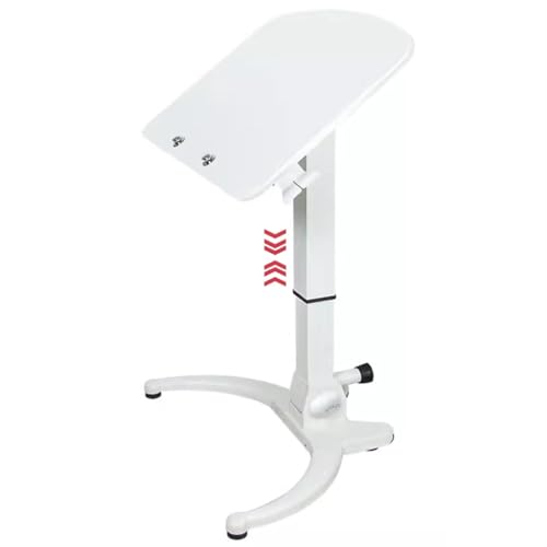 Sit Stand Mobile Workstation Training Institution Lifting Standing Desk, Mobile Flip-up Laptop Desk, Foldable Desktop Side Table, No Installation Required(Primary Color) - color: Primary Color