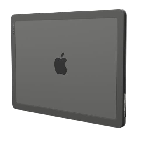 Incase Edge Hardshell Case with Makrolon for MacBook Air 15 inch, Black | Lightweight Protective Hardshell for MacBooks, Scratch Resistant, Rubber Feet, Raised Edge Bumpers, Makrolon Polycarbonate - color: Black, size: Air 15-inch