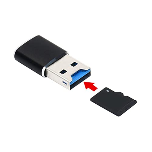 ChenYang USB 3.0 Micro SD Card Reader USB 3.0 to Micro SDHC/Micro SDXC/TF Card Reader Adapter with USB C OTG Adapter - color: USB Reader+USB C Adapter