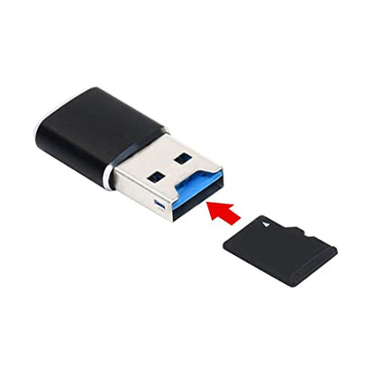 ChenYang USB 3.0 Micro SD Card Reader USB 3.0 to Micro SDHC/Micro SDXC/TF Card Reader Adapter with USB C OTG Adapter - color: USB Reader+USB C Adapter