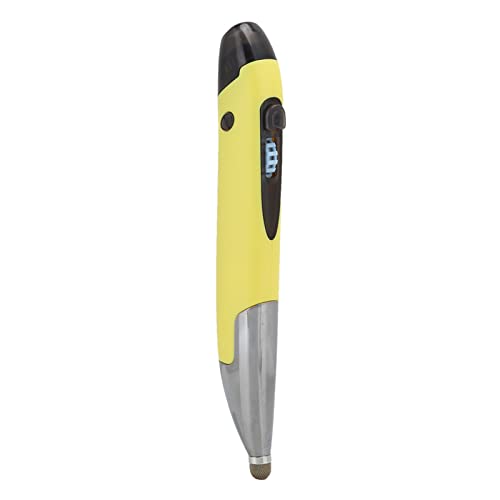 Capacitive Stylus Pen with Handwriting Function, Portable ABS Drawing Tool for Note Taking, Compatible with Tablet Phone Screen, Yellow - color: Yellow