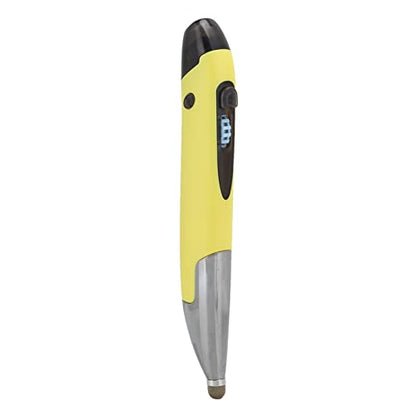 Capacitive Stylus Pen with Handwriting Function, Portable ABS Drawing Tool for Note Taking, Compatible with Tablet Phone Screen, Yellow - color: Yellow