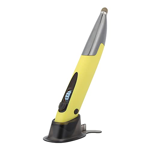 Capacitive Stylus Pen with Handwriting Function, Portable ABS Drawing Tool for Note Taking, Compatible with Tablet Phone Screen, Yellow - color: Yellow