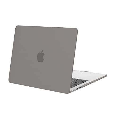 MOSISO Compatible with MacBook Air 13 inch Case M5 2026 M4 M3 M2 2025-2022 | A3449 A3240 A3113 A2681, Scratches-Resistant Protective Hard Shell for MacBook Air 13.6 inch Case, Gray - color: Gray