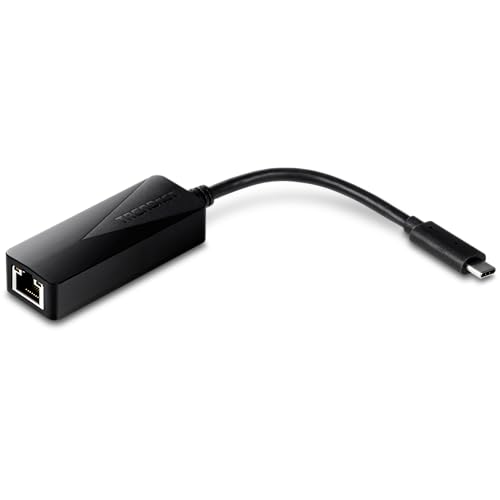 TRENDnet USB Type-C to Gigabit Ethernet LAN Wired Network Adapter,TUC-ETG | Windows & Mac Compatible, Nintendo Switch, USB-C to Gigabit Ethernet Adapter, Black - size: USB-C, style: Gigabit