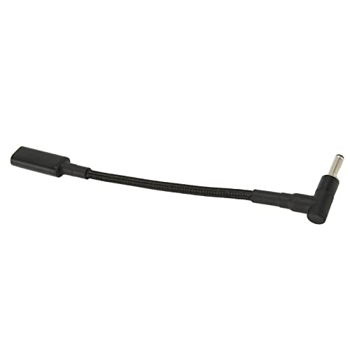 USB C to Slim Tip Adapter 4.0x1.35, PD Fast Charging Converter for Laptops, Aluminum Alloy Shell Heat Dissipation, Small Portable for Office Travel Business Trips