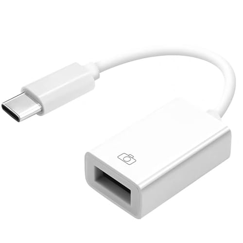 Untvie Type-c to USB Adapter, USB-C to USB-A 3.1 Gen1 Female Adapter Cable Converter, 5Gbps High-Speed, for Laptops, Tablets, Phones, USB Flash Drive,Card Reader,MIDI Keyboard, Mouse White - style: TYPE C