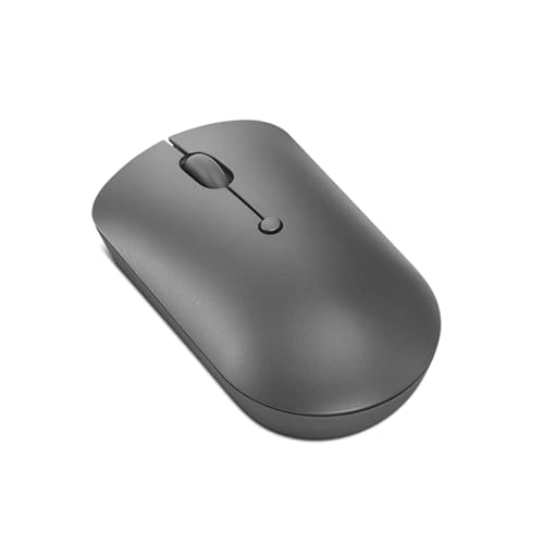 Lenovo 540 Wireless Computer Mouse for PC, Laptop, Computer with Windows or Chrome OS - 2.4 GHz USB-C Wireless Pairing Receiver - Compact Size - 18-Months Battery Life - Ambidextrous - Storm Grey - color: Storm Grey