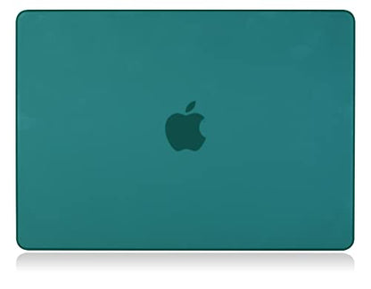 UESWILL Compatible with MacBook Pro 14 inch Case 2026-2021 Release with M5 M4 M3 M2 M1 Pro Max chip & Touch ID, Laptop Matte Hard Shell Protective Cover, Peacock Green - color: Peacock Green, size: MacBook Pro 14" (M1 M2 M3 M4 M5)