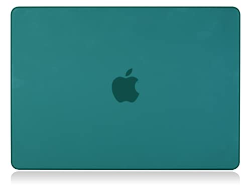 UESWILL Compatible with MacBook Pro 16 inch Case 2021-2026 Release M5 M4 M3 M2 M1 Pro Max chip Model: A3429 A3428 A3403 A3186 A2991 A2780 A2485, Matte Hard Shell Cover, Peacock Green - color: Peacock Green, size: MacBook Pro 16" (M1 M2 M3 M4 M5)