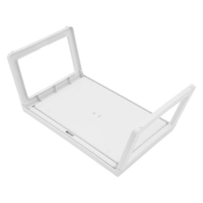 6 pcs Portable Bed Desk, 25.6x14x10.6 in Folding Lap Table Large Tray & Cutout Support Legs Foldable Laptop Desk Tray Folding Table for Reading Writing, Sofa & Floor, Black