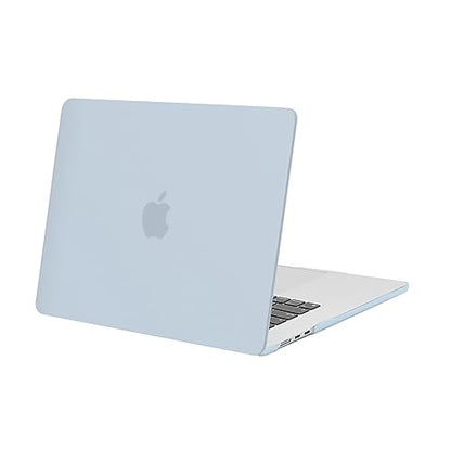 MOSISO Compatible with MacBook Air 15 inch Case M5 M4 M3 M2 2026 2025-2023 | Model A3448 A3241 A3114 A2941, Scratch-Resistant Ultra-Thin Protective Hard Shell Case Cover, Baby Blue - color: Baby Blue