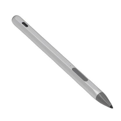 Rechargeable Active Stylus Pen, MPP 2.0 Tilt Sensing Stylus, 4096 Pressure Levels, Fast Charging, Magnetic Attachment Stylus Pen for Drawing Note Taking - color: Silver